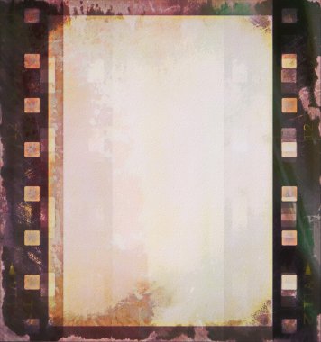 Grunge film şeridi arka plan