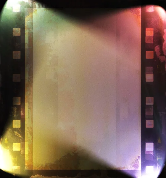 Grunge film strip background — Stock Photo, Image