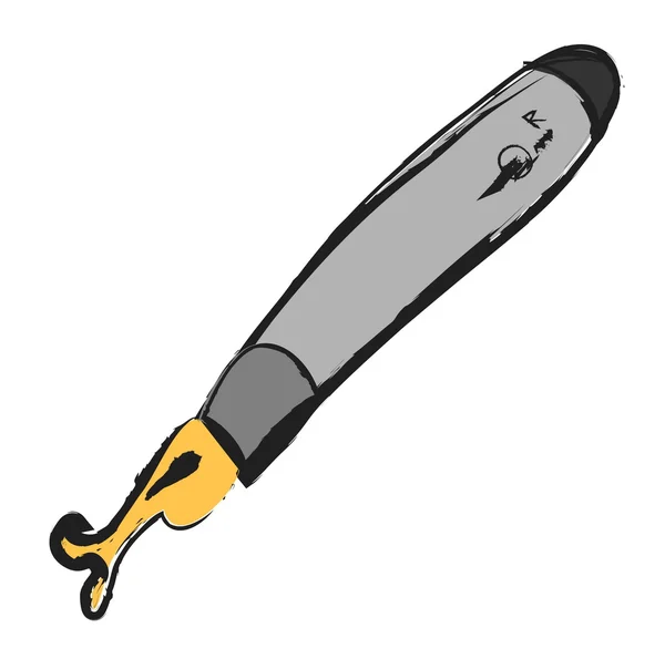 Fountain pen doodle — Stockfoto