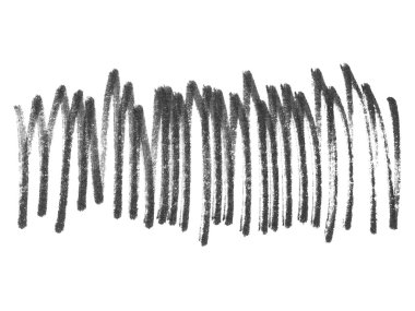 photo black marker hatched grunge texture isolated on white background