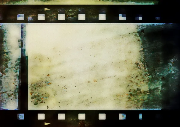 Blanco viejo grunge película tira marco fondo — Foto de Stock