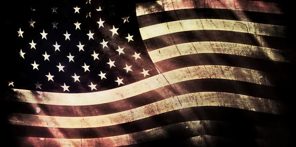 Eski grunge ABD bayrağı — Stok fotoğraf