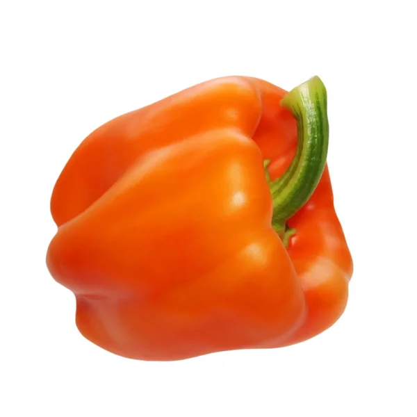 Red bell pepper isolated on white background — Stock Photo, Image