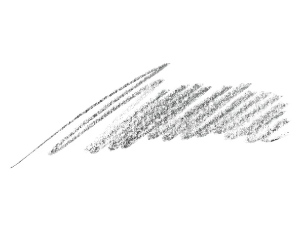 Графитный карандаш на белом фоне — стоковое фото