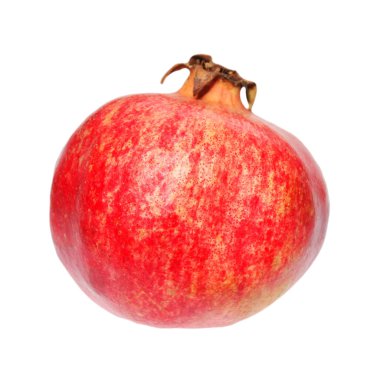 Kırpma yolu ile beyaz arka plan üzerinde izole nar