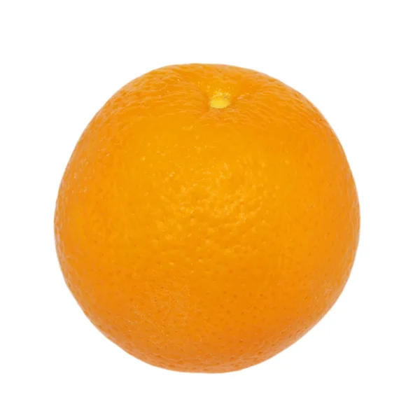 成熟的橙色隔离在白色的背景下，剪切路径 — 图库照片
