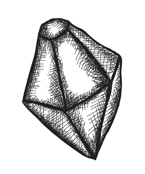 Doodle diamond, illustration — Stockfoto