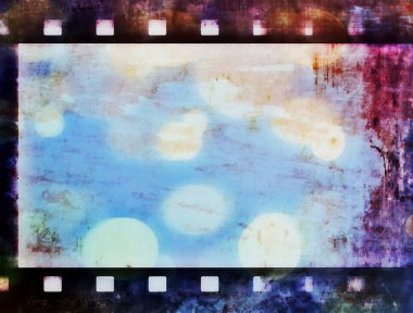 Grunge film şeridi arka plan