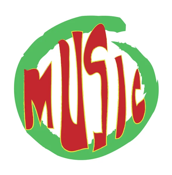 Muzyka koncepcja, projekt logo — Zdjęcie stockowe