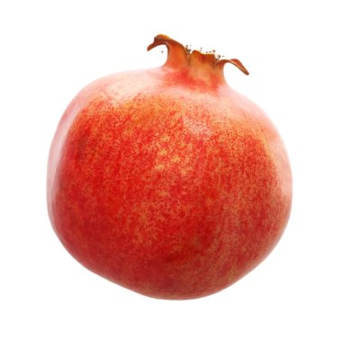 Beyaz üzerine izole edilmiş nar.