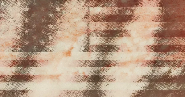 Antiguo Grunge Bandera de Estados Unidos — Foto de Stock