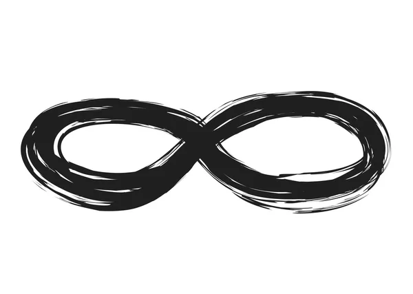 Doodle symbol of infinity, illustration sign — Stock Photo, Image