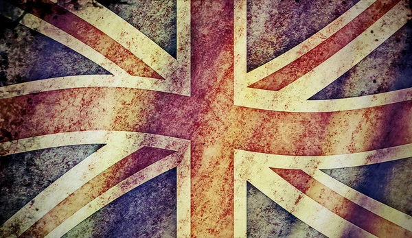 Old grunge flag of United kingdom — Stock Photo, Image