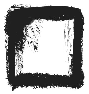 Grunge kare illüstrasyon