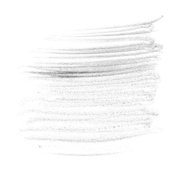 Black watercolor hand painted brush strokes isolated on white background, grunge paper texture, (with clipping path) — Stock Photo, Image