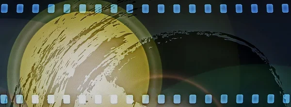 Grunge film strip bakgrund — Stockfoto