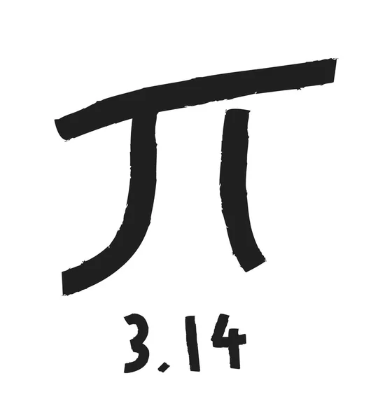 Symbol pi formułą suma Pi równa 3.14 — Zdjęcie stockowe