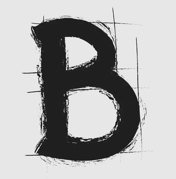 Lettera B logo icona, elementi di design — Foto Stock
