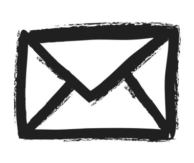 zarf simgesi illüstrasyon tasarım öğesi