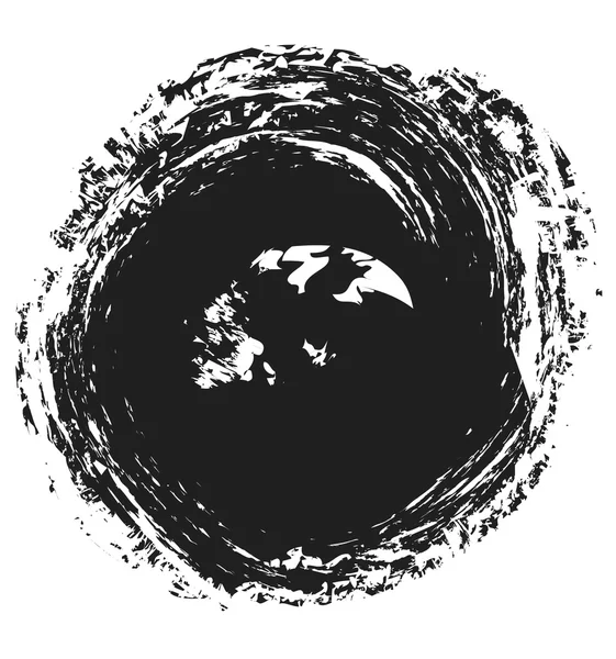 Гранжеве старе коло, круглий вінтажний фон — стокове фото