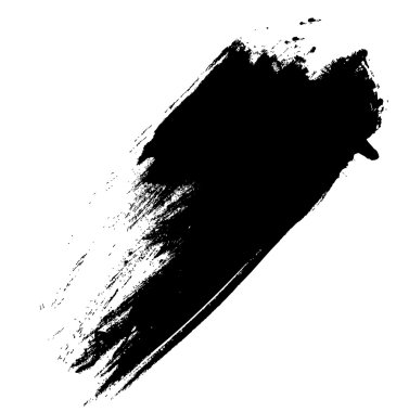 siyah grunge fırça konturu arka plan, illüstrasyon tasarım öğesi