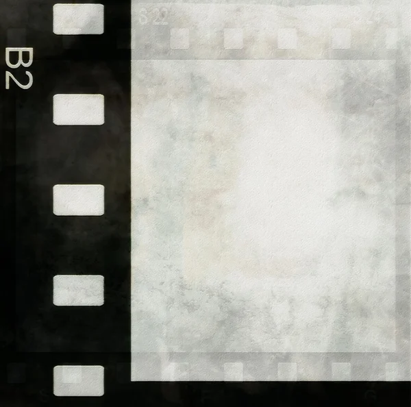 Grunge película tira fondo, elemento de diseño de ilustración — Foto de Stock