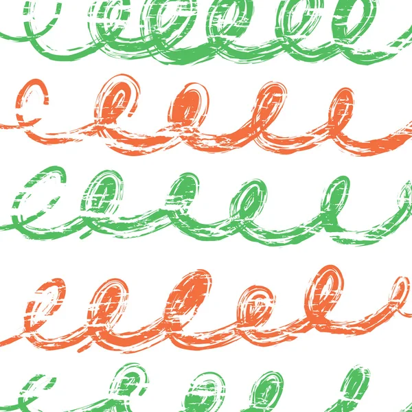 Pattern hand draw brush stroke line shapes background, illustration design element — Stockfoto