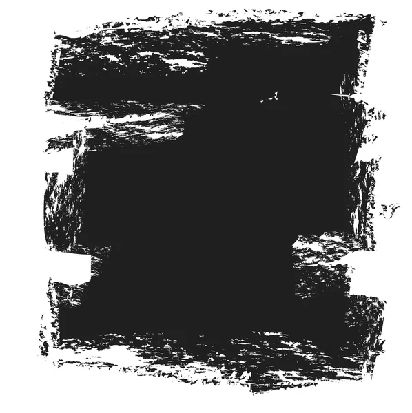 Черный брызг чернил фон, кисть гранж краски — стоковое фото