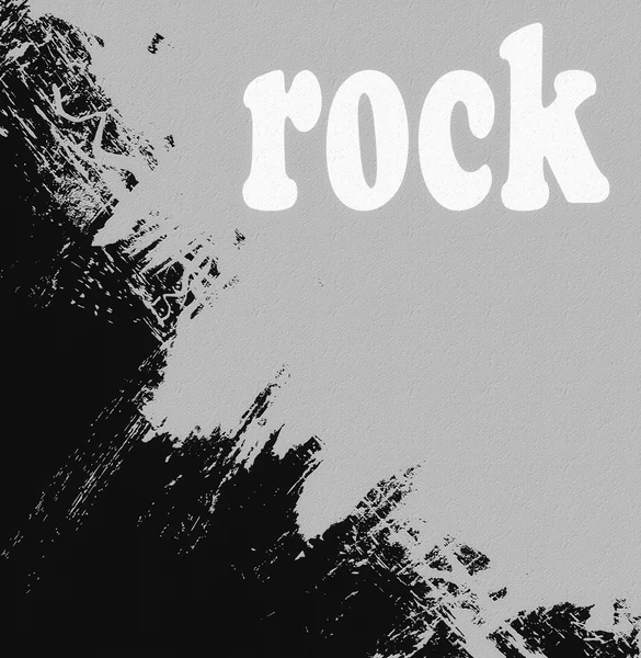 Ícone conceito de música rock, fundo e textura, elemento de design vintage — Fotografia de Stock