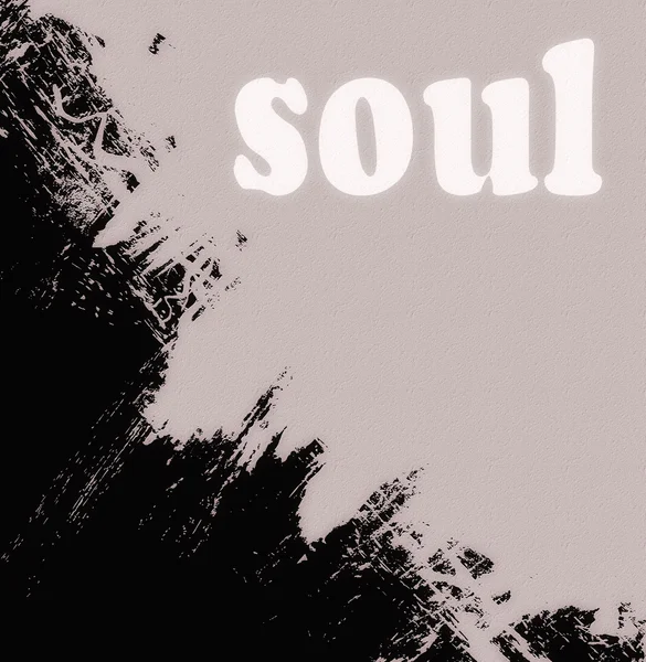 Soul music concept icona, sfondo e texture, elemento di design vintage — Foto Stock