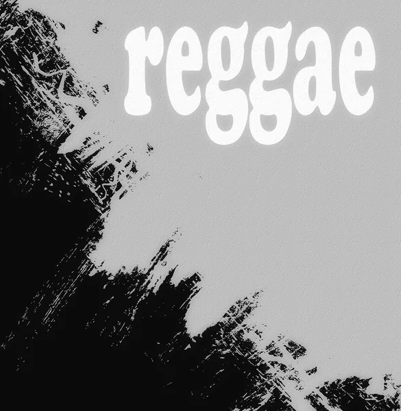 Reggae zene fogalma ikon, háttér és textúra, vintage design elem — Stock Fotó