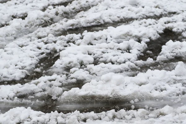 Slush and snow background — Stock Photo, Image