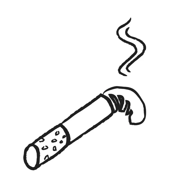 Brûlures de cigarette, icône d'illustration — Photo