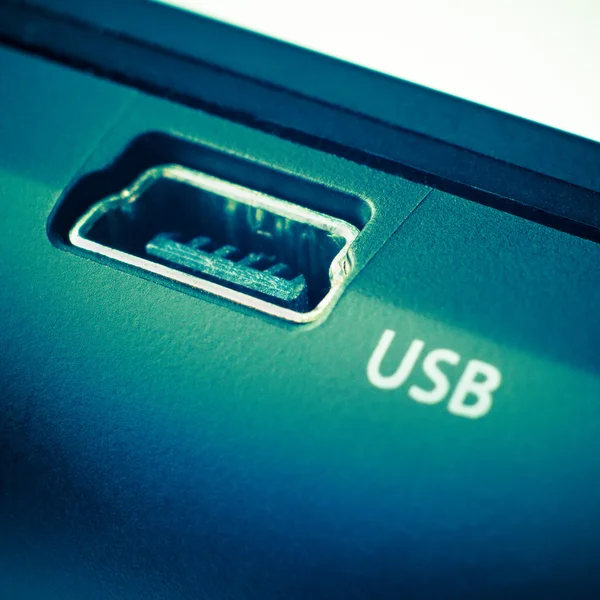 Una porta usb — Foto Stock