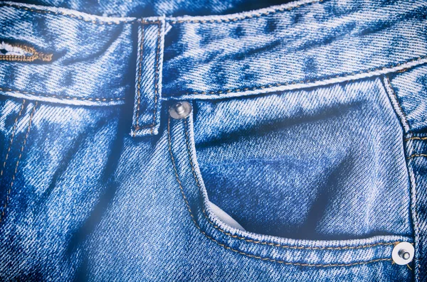 A jeans pocket — Stock Photo, Image