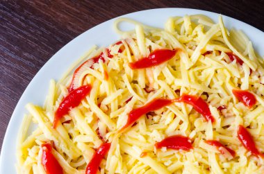 tabak spagetti tablo ile