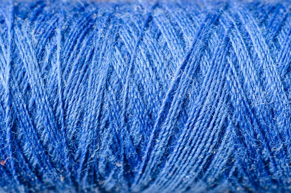 A blue thread — Stock Photo, Image
