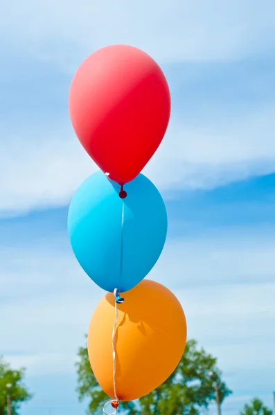 Balloons in the sky — Stock Photo, Image