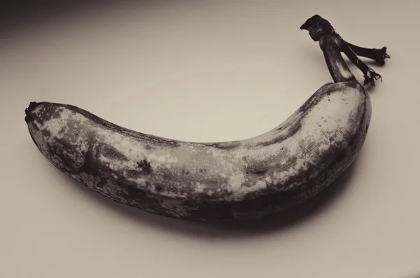 Banana Podre Tom Sépia — Fotografia de Stock