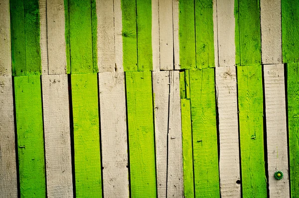 Målade staket — Stockfoto
