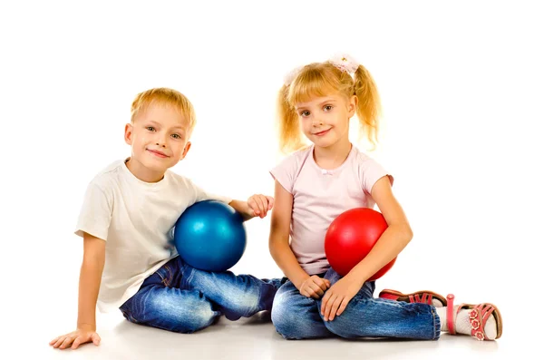 Boy and girl Stock Picture