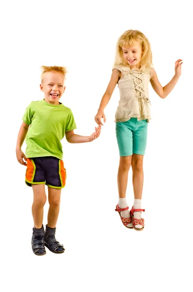 Мальчик и девочка — стоковое фото