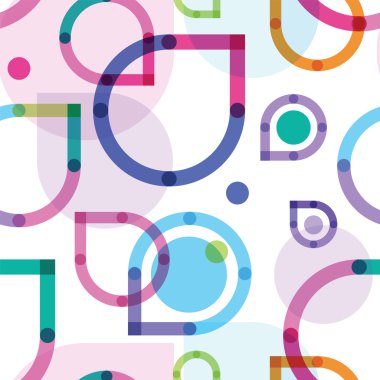 Dikişsiz desen renk soyut yaprakları