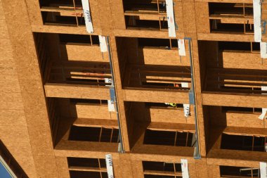 Gilbert, Arizona 'da yeni apartman inşaatı devam ediyor..