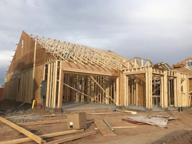 Arizona 'da yeni ev inşaatı başlıyor..