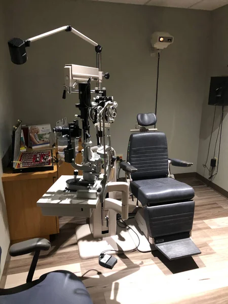 Optometrista Eye Exam Room Equipment — Foto de Stock