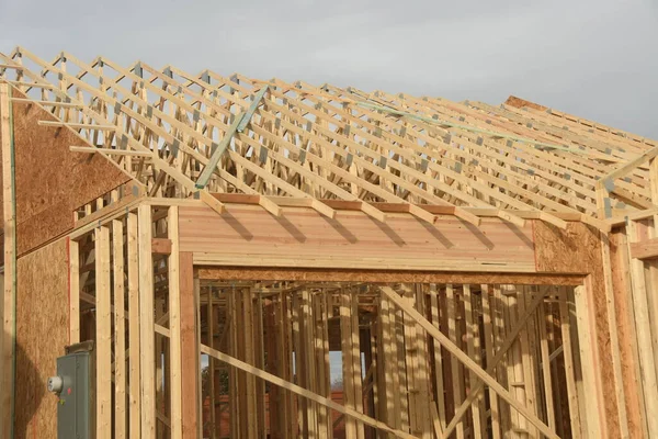 亚利桑那州正在进行新的住房建设开发 — 图库照片