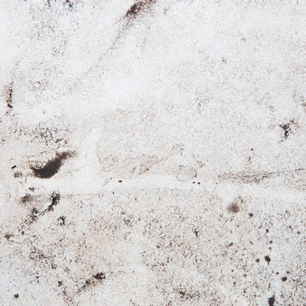 Poeira suja no chão branco — Fotografia de Stock