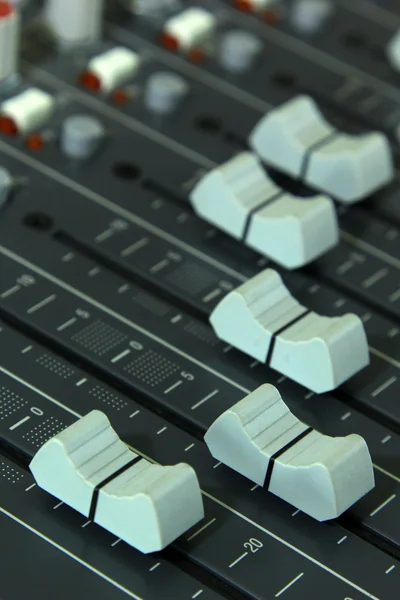 Audio mixing console — Stock Photo, Image