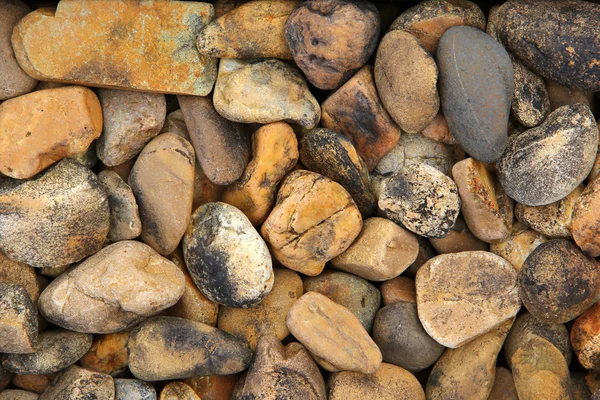 Pilha de pedras de seixo redondas — Fotografia de Stock
